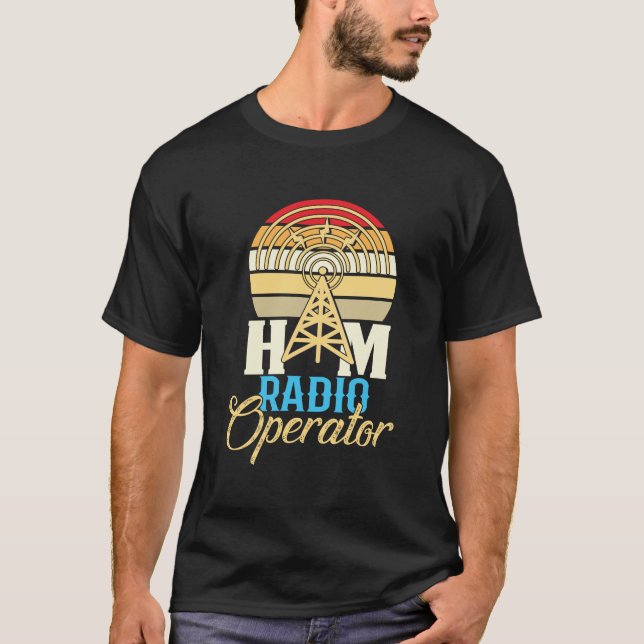 Camiseta Operador de Rádio Amateur Ham (Frente)