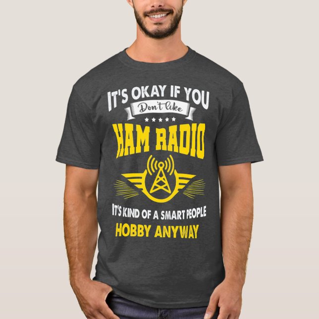 Camiseta Operador de Rádio Funny Ham (Frente)