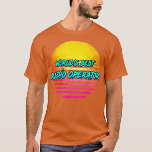 Camiseta Operador de Rádio Funny Retro 1980 Gift