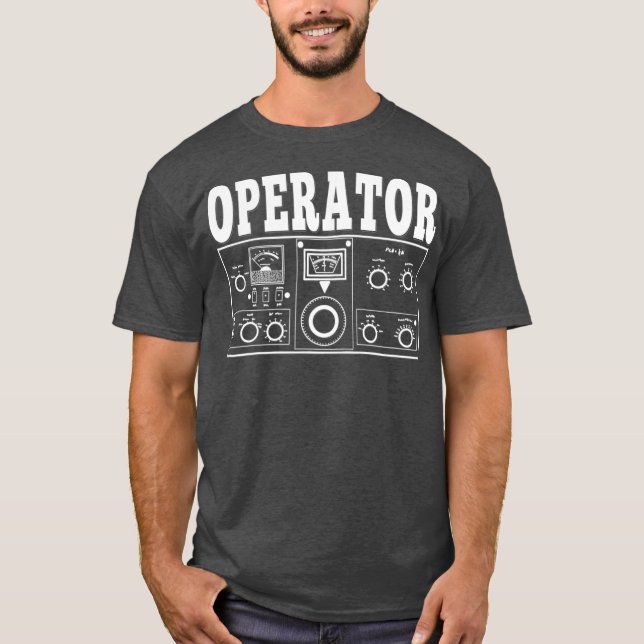 Camiseta Operador de Rádio Ham (Frente)