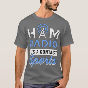 Camiseta Operador de Rádio Ham Antenna Amateur