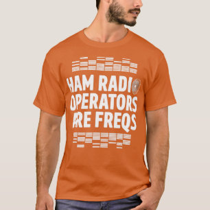Camiseta Operador de Rádio Ham Freqs Rádio Amateur Homebrew