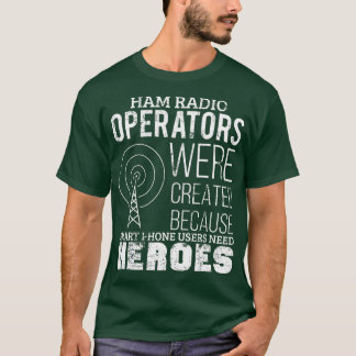 Camiseta Operador de Rádio Ham Funny Radio Amateur Pai Padr