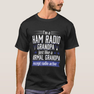 Camiseta Operador de Rádio Ham Rádio Amador Avô