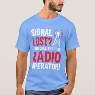 Camiseta Operador de Rádio Perdeu Sinal Profissão Rádio Sho