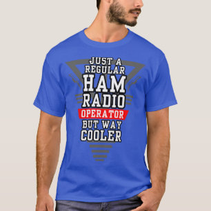 Camiseta Operador de rádio regular, mas mais frio,