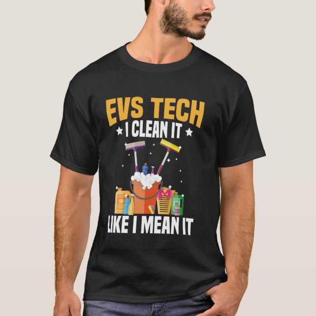 Camiseta Operador de Serviços Ambientais EVS Tech Técnico E (Frente)
