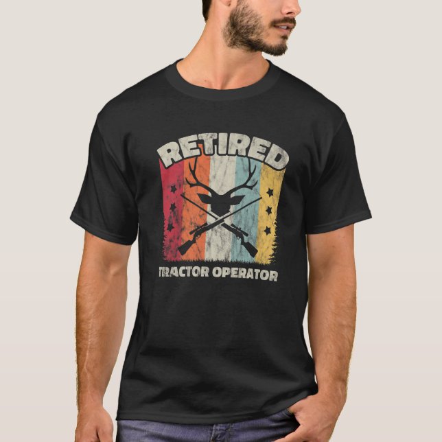 Camiseta Operador de Trator de Retirada Funcional (Frente)