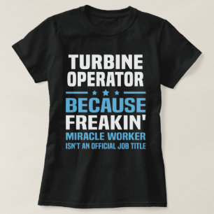 Camiseta Operador de turbina