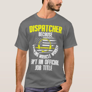 Camiseta Operador Dispatcher 911 Thin Dourado Yellow Line D