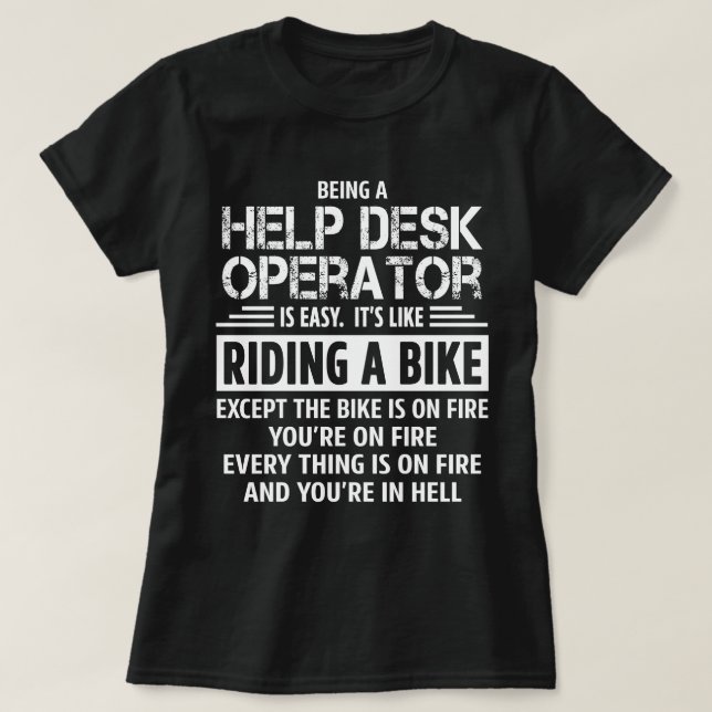 Camiseta Operador do Help Desk (Frente do Design)