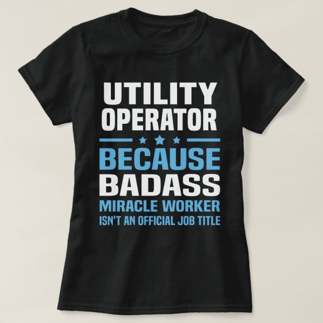 Camiseta Operador do Utilitário (Frente do Design)
