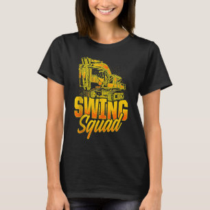Camiseta Operador Escavador Para Backhoe Do Driver Do Escav