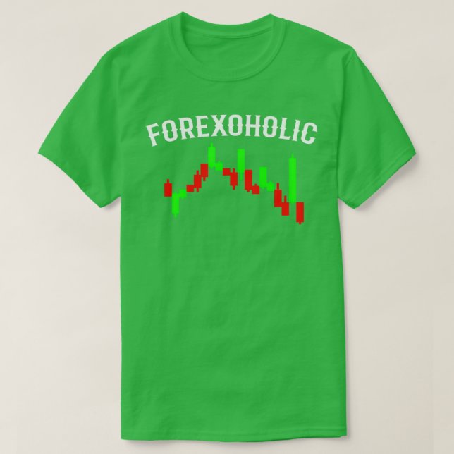Camiseta OPERADOR ESTRANGEIRO Forexoholic 2 (Frente do Design)