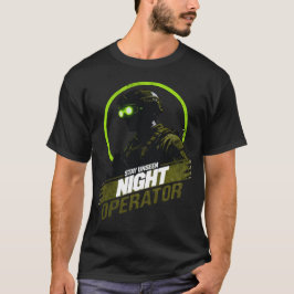 Camiseta Operador Noturno Fique Invisível Visão Tática