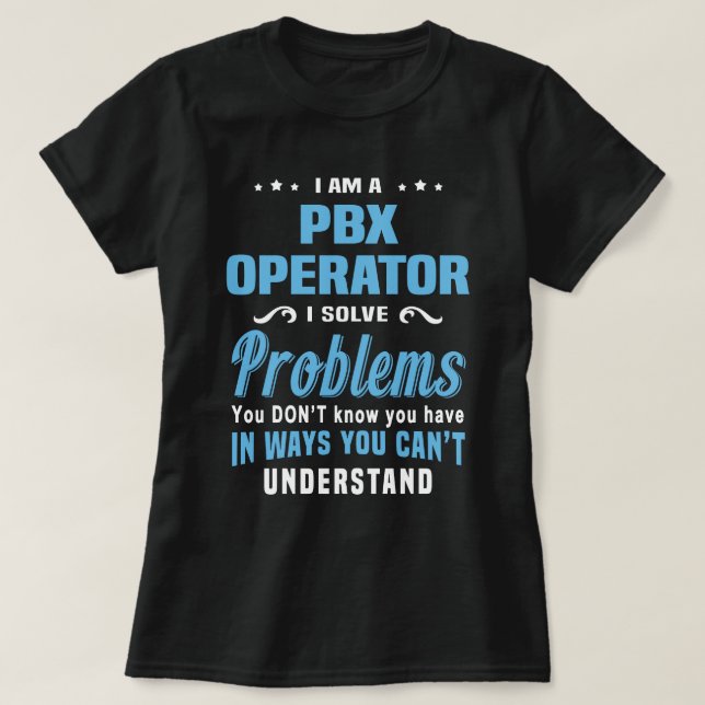 Camiseta Operador PBX (Frente do Design)