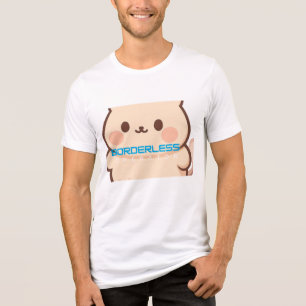Camiseta Operador Sem Fronteiras Mascote Gamer Gato Kawaii