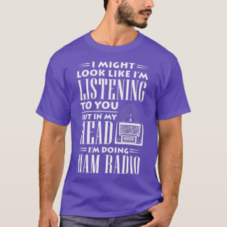 Camiseta Operadores de Ham Hobby Vintage da Rádio Amadora