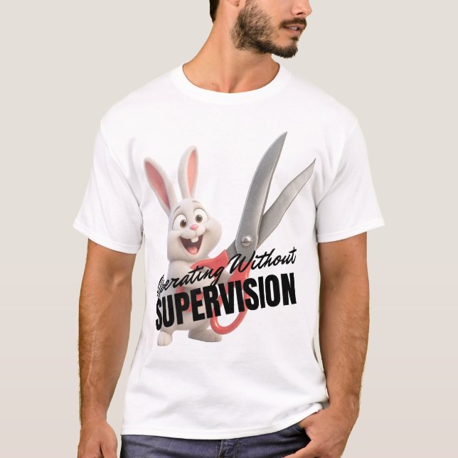Camiseta Operando Sem Supervisão (Frente)