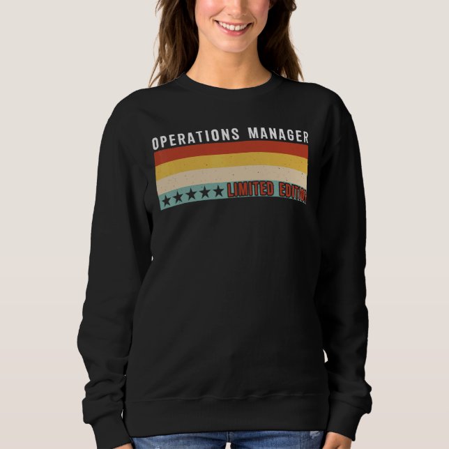 Camiseta Operations Manager Job Title Profession Worker App (Frente)