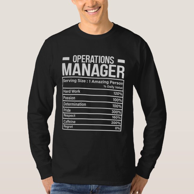 Camiseta Operations Manager Worker Operations Manager Descr (Frente)