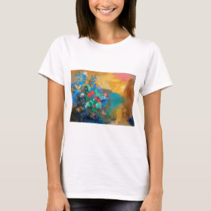 Camiseta Ophelia entre as Flores, Redon