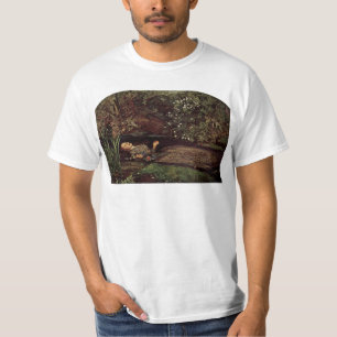 Camiseta Ophelia por Millais, John Everett (a melhor