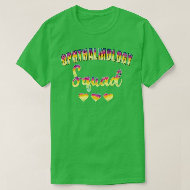 Camiseta Ophthalmology Squad Tie Dye 2 (Frente do Design)