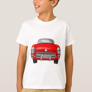 Camiseta Opinião 1955 dianteira de Chevy Corveta
