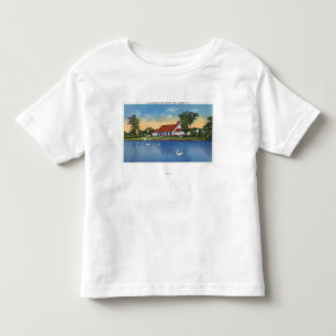 Camiseta Opinião cisnes do parque de Hoopes no lago