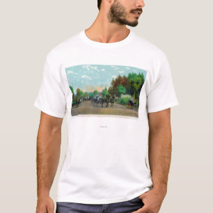 Camiseta Opinião da entrada de automóveis de Golden Gate