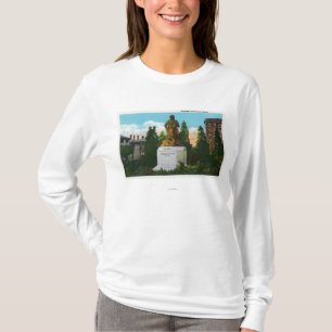 Camiseta Opinião da estátua de Nathaniel Hawthorne