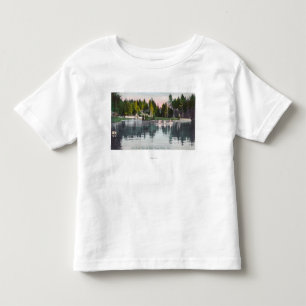 Camiseta Opinião da lagoa, cena do parque da Olympia do