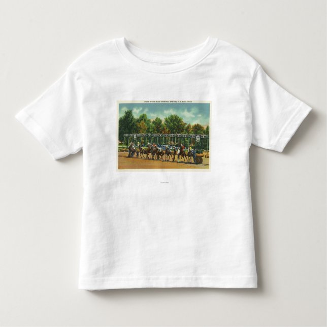 Camiseta Opinião da linha de partida do autódromo de (Frente)