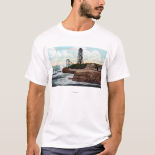 Camiseta Opinião da movimentação do penhasco do motor da