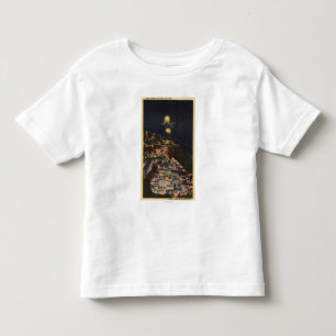 Camiseta Opinião da noite da represa de Shasta