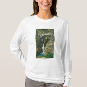 Camiseta Opinião da ponte da cascata e da sentinela da