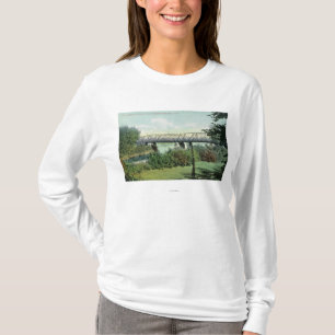 Camiseta Opinião da rua da ponte da ponte de Hadley