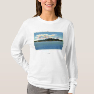 Camiseta Opinião de Cobbosseecontee do lago da ilha de Cub