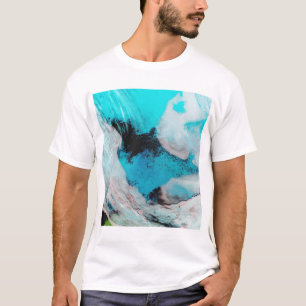 Camiseta Opinião de cor falsa do Polynya (água aberta)