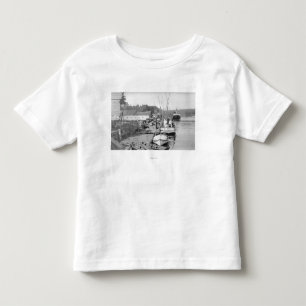 Camiseta Opinião de Newport, beira-rio de Oregon de barcos