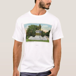 Camiseta Opinião de parque de beira-mar do monumento de P T