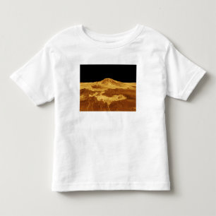 Camiseta opinião de perspectiva 3D de Maat Mons em Venus