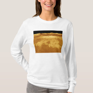 Camiseta opinião de perspectiva 3D de Sapas Mons em Venus