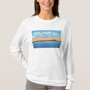 Camiseta Opinião distante do lago da ponte nova