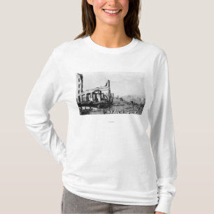 Camiseta Opinião do fogo de Astoria, Oregon do hotel de