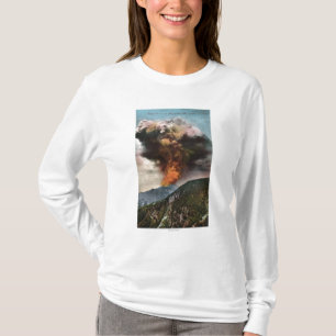 Camiseta Opinião do incêndio florestal nas montanhas