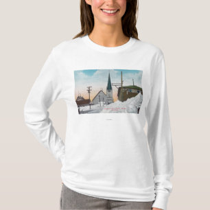 Camiseta Opinião do inverno da avenida de Steadman coberta