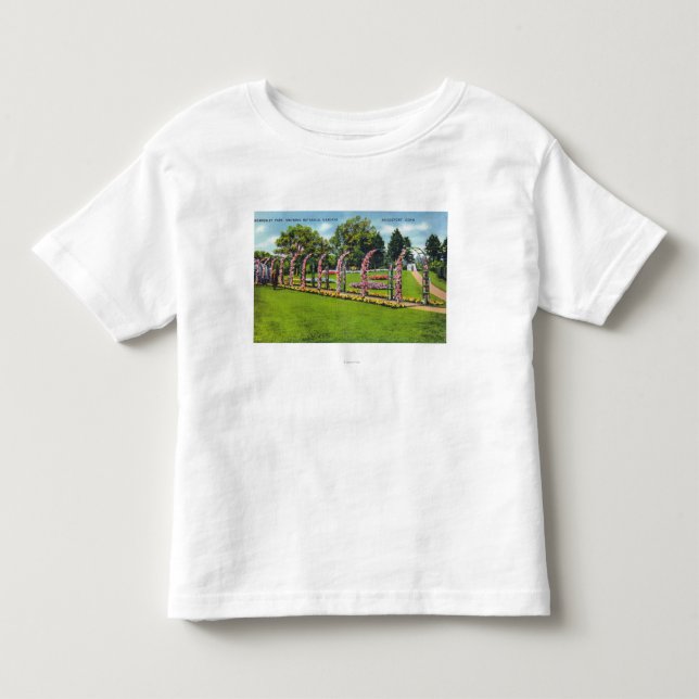 Camiseta Opinião do parque de Beardsley dos jardins (Frente)