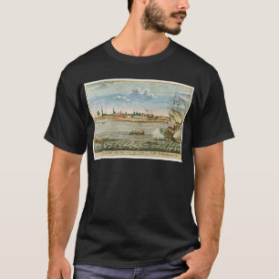 Camiseta Opinião do vintage da cidade de New York do
